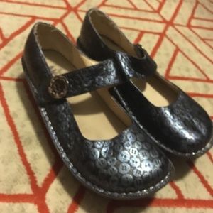 Algeria Button-Print Mary Jane Shoes, Sz 41